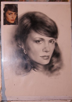 Alchowski Pastel Portret